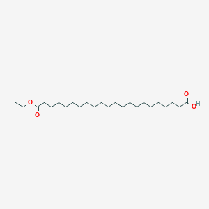 molecular formula C24H46O4 B13127193 22-Ethoxy-22-oxodocosanoicacid 