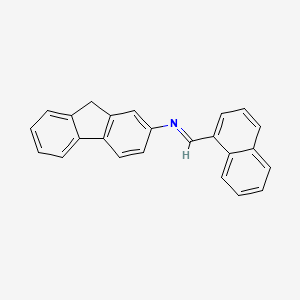 (E)-N-(Naphthalen-1-ylmethylene)-9H-fluoren-2-amine