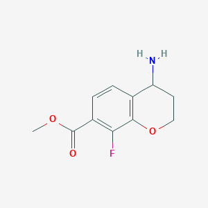 Methyl 4-amino-8-fluorochromane-7-carboxylate hydrochloride