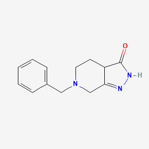 6-Benzyl-4,5,6,7-tetrahydro-2H-pyrazolo[3,4-c]pyridin-3(3aH)-one