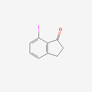 molecular formula C9H7IO B1312724 2,3-二氢-7-碘吲哚-1-酮 CAS No. 628732-02-5