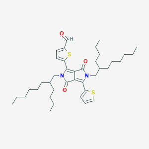 5-[2,5-Bis(2-butyloctyl)-3,6-dioxo-1-thiophen-2-ylpyrrolo[3,4-c]pyrrol-4-yl]thiophene-2-carbaldehyde