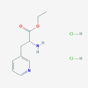 Ethyl2-amino-3-(pyridin-3-yl)propanoatedihydrochloride