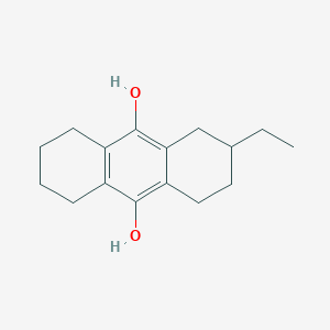 2-Ethyl-1,2,3,4,5,6,7,8-octahydroanthracene-9,10-diol