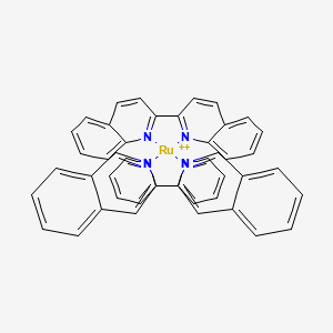 (2,2'-Bipyridine)(2,2'-biquinoline)((3,3'-biisoquinoline)ruthenium(II)