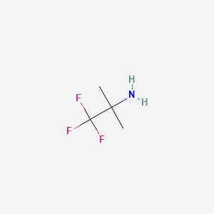 molecular formula C4H8F3N B1312740 1,1,1-三氟-2-甲基丙烷-2-胺 CAS No. 812-18-0