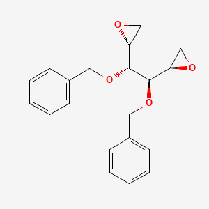 (2R)-2-[(1R,2R)-2-[(2R)-oxiran-2-yl]-1,2-bis(phenylmethoxy)ethyl]oxirane