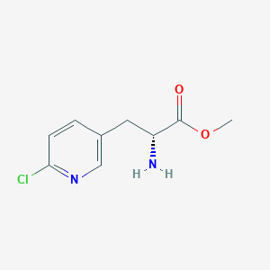 Methyl(R)-2-amino-3-(6-chloropyridin-3-yl)propanoate