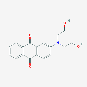 2-[Bis(2-hydroxyethyl)amino]anthracene-9,10-dione