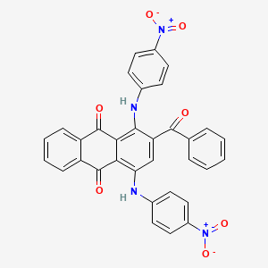 2-Benzoyl-1,4-bis(4-nitroanilino)anthracene-9,10-dione