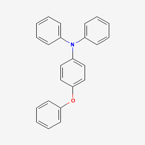 molecular formula C24H19NO B13127478 4-Phenoxy-N,N-diphenylaniline CAS No. 36809-17-3