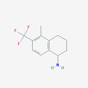 5-Methyl-6-(trifluoromethyl)-1,2,3,4-tetrahydronaphthalen-1-amine