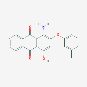 1-Amino-4-hydroxy-2-(3-methylphenoxy)anthracene-9,10-dione