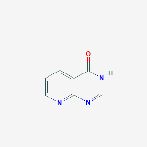 molecular formula C8H7N3O B13127538 5-Methylpyrido[2,3-d]pyrimidin-4(3H)-one 