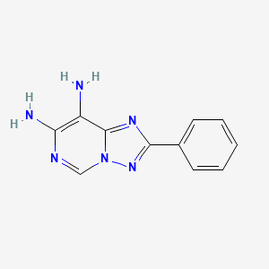 2-Phenyl[1,2,4]triazolo[1,5-c]pyrimidine-7,8-diamine