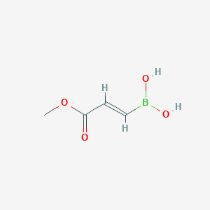 molecular formula C4H7BO4 B1312755 (E)-(3-甲氧基-3-氧代丙-1-烯-1-基)硼酸 CAS No. 290305-47-4