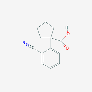 1-(2-Cyanophenyl)cyclopentane-1-carboxylic acid