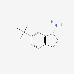 (1R)-6-tert-butyl-2,3-dihydro-1H-inden-1-amine