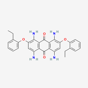 1,4,5,8-Tetraamino-2,7-bis(2-ethylphenoxy)anthracene-9,10-dione