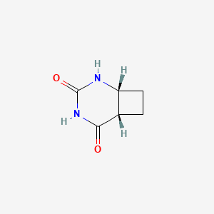 molecular formula C6H8N2O2 B1312758 (1R,6S)-2,4-二氮杂双环[4.2.0]辛烷-3,5-二酮 CAS No. 770746-47-9