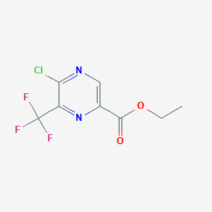 Ethyl5-chloro-6-(trifluoromethyl)pyrazine-2-carboxylate