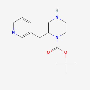 Tert-butyl 2-(pyridin-3-ylmethyl)piperazine-1-carboxylate