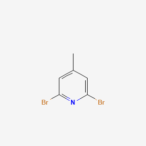 molecular formula C6H5Br2N B1312767 2,6-二溴-4-甲基吡啶 CAS No. 73112-16-0