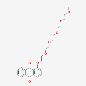 1-(2,5,8,11,14-Pentaoxahexadecan-16-yloxy)anthracene-9,10-dione