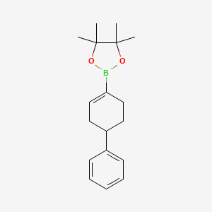 B1312771 4,4,5,5-Tetramethyl-2-(1,2,3,6-tetrahydro-[1,1'-biphenyl]-4-yl)-1,3,2-dioxaborolane CAS No. 287944-05-2