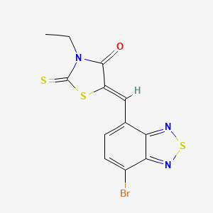 5-((7-Bromobenzo[c][1,2,5]thiadiazol-4-yl)methylene)-3-ethyl-2-thioxothiazolidin-4-one