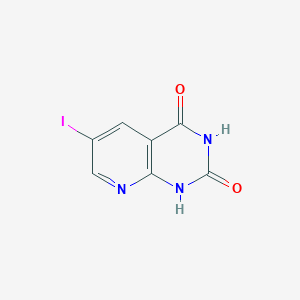 molecular formula C7H4IN3O2 B13127784 6-Iodopyrido[2,3-d]pyrimidine-2,4(1H,3H)-dione 