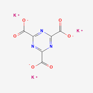 molecular formula C6K3N3O6 B13127788 Potassium1,3,5-triazine-2,4,6-tricarboxylate 