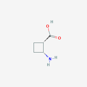 molecular formula C5H9NO2 B1312781 (1S,2R)-2-氨基环丁烷-1-羧酸 CAS No. 648433-09-4