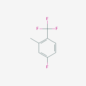 molecular formula C8H6F4 B1312784 4-氟-2-甲基-1-(三氟甲基)苯 CAS No. 80245-26-7