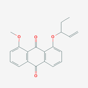 1-Methoxy-8-[(pent-1-en-3-yl)oxy]anthracene-9,10-dione