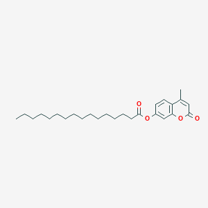 molecular formula C26H38O4 B131279 4-甲基伞形酮棕榈酸酯 CAS No. 17695-48-6