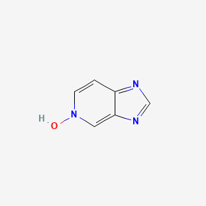 molecular formula C6H5N3O B1312791 3h-咪唑并[4,5-c]吡啶5-氧化物 CAS No. 91184-02-0