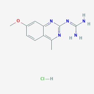 1-(7-Methoxy-4-methylquinazolin-2-yl)guanidinehydrochloride