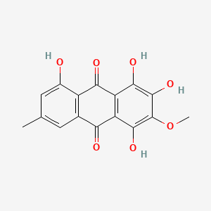 molecular formula C16H12O7 B13127996 Dermocybin CAS No. 7229-69-8