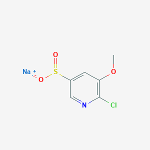 Sodium 6-chloro-5-methoxypyridine-3-sulfinate