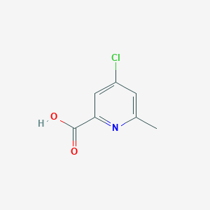 molecular formula C7H6ClNO2 B1312801 4-氯-6-甲基吡啶-2-羧酸 CAS No. 30235-19-9