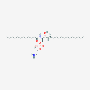 2-aminoethyl [(E,2S,3R)-2-(dodecanoylamino)-3-hydroxyheptadec-4-enyl] hydrogen phosphate