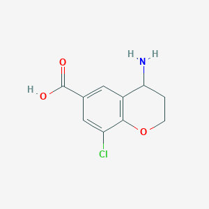 4-Amino-8-chlorochromane-6-carboxylicacidhydrochloride