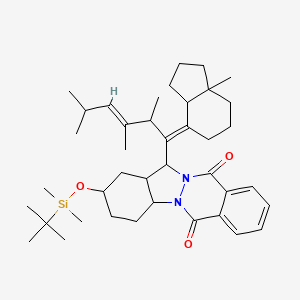 13-[(E,1E)-1-(7a-methyl-2,3,3a,5,6,7-hexahydro-1H-inden-4-ylidene)-2,3,5-trimethylhex-3-enyl]-2-[tert-butyl(dimethyl)silyl]oxy-2,3,4,4a,13,13a-hexahydro-1H-indazolo[2,1-b]phthalazine-6,11-dione