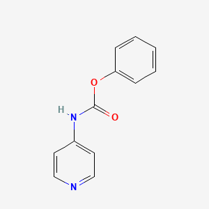 molecular formula C12H10N2O2 B1312806 氨基甲酸，4-吡啶基，苯酯 CAS No. 20951-01-3