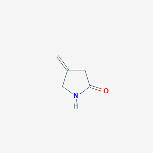 molecular formula C5H7NO B13128065 4-Methylenepyrrolidin-2-one 