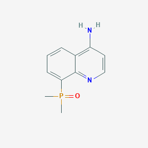 (4-Aminoquinolin-8-yl)dimethylphosphineoxide