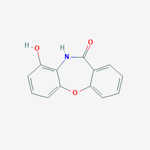 molecular formula C13H9NO3 B131281 9-hydroxydibenzo[b,f][1,4]oxazepin-11(10H)-one CAS No. 60287-13-0