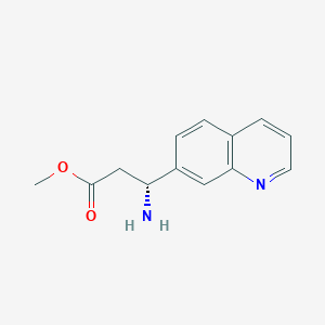 Methyl(r)-3-amino-3-(quinolin-7-yl)propanoatedihydrochloride