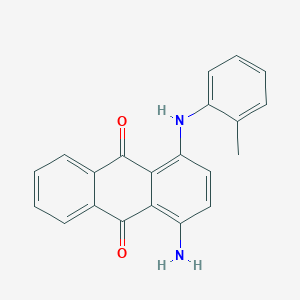 1-Amino-4-(2-methylanilino)anthracene-9,10-dione